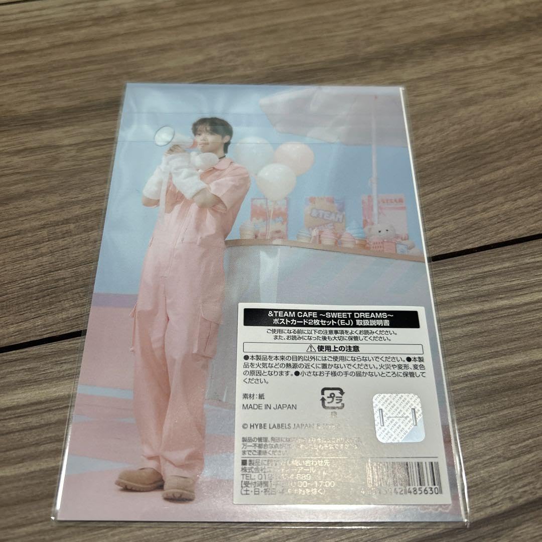 &TEAMカフェ ウィジュ EJ アクリルスタンド コースター ポストカード