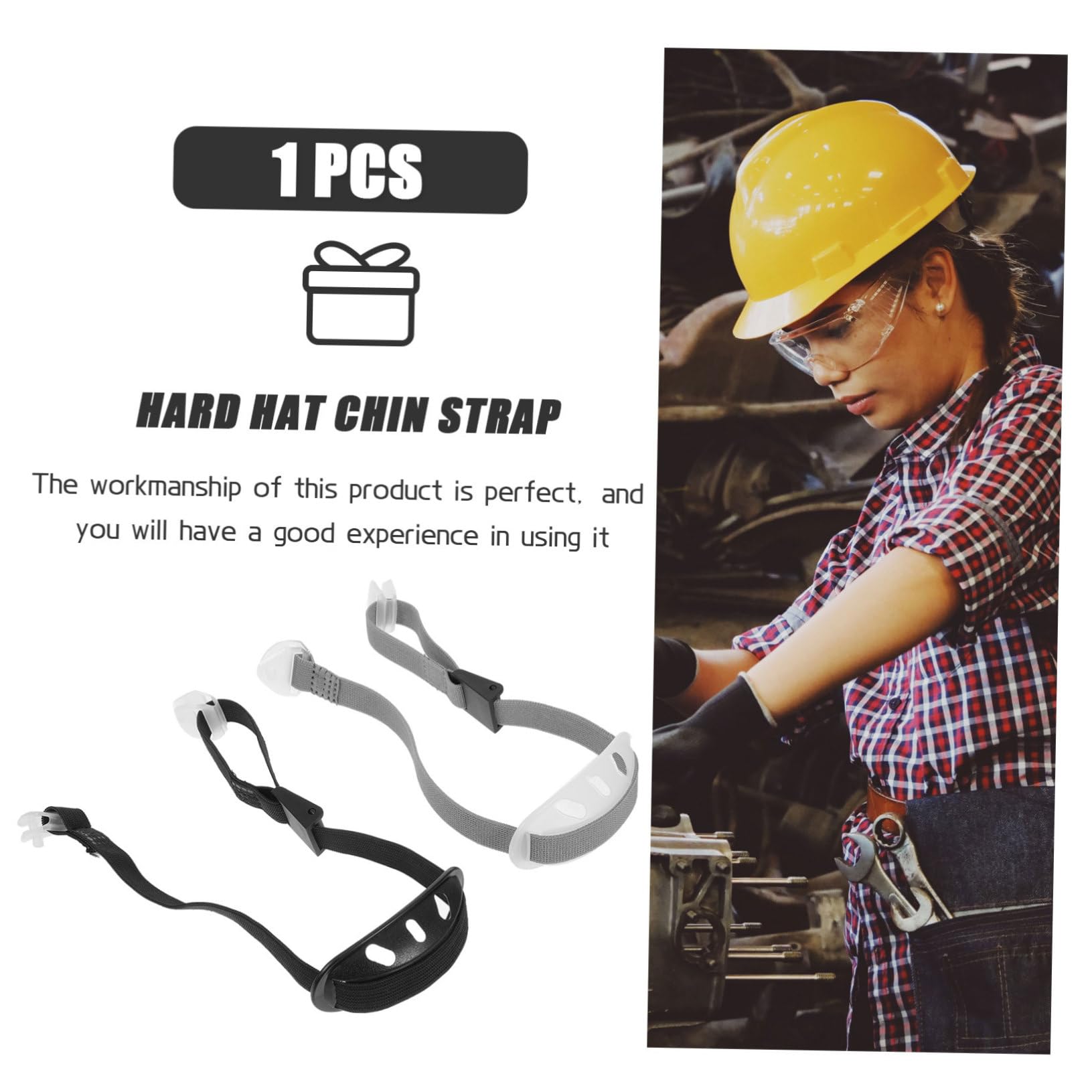 Happyyami 10stücke Teiliges Kinnband Für Schutzhelm Verstellbares Sicherheitskinnband Aus Langlebigem Material Für BAU Und Sicherheitsanwendungen Leicht Und Installieren