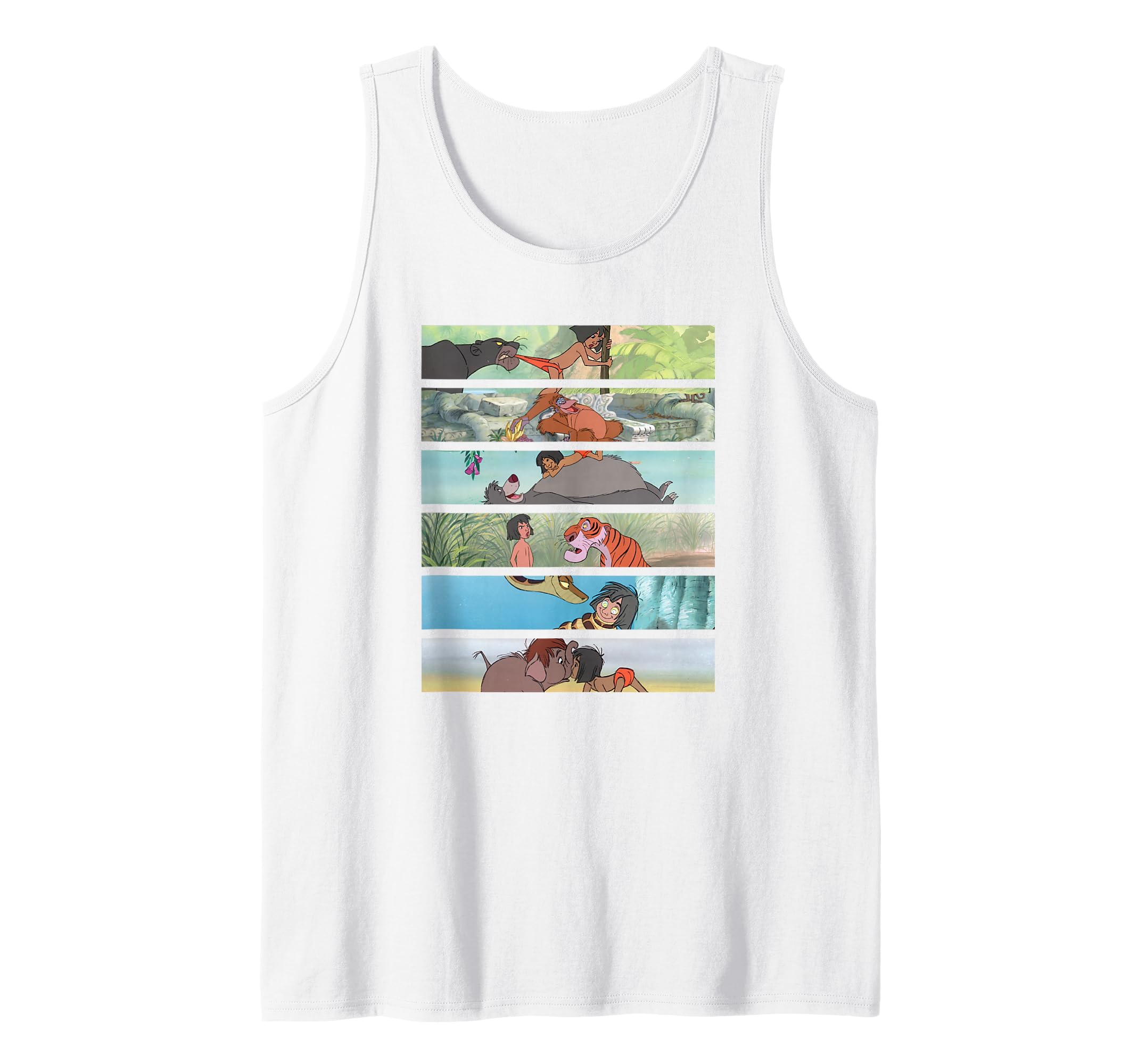 Débardeur The Jungle Book Disney imprimé panel stack pour fan