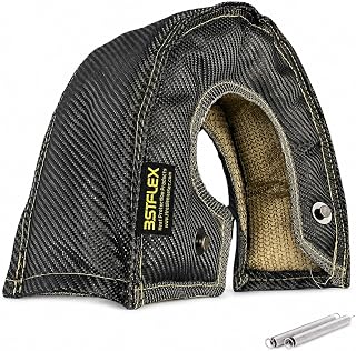 Carbon Fiber Turbo Blanket T3 Heat Shield Turbocharger Blanket Fastener Springs for T25 T28 GT25 GT28 GT30 GT32 GT35 CT26 Turbine