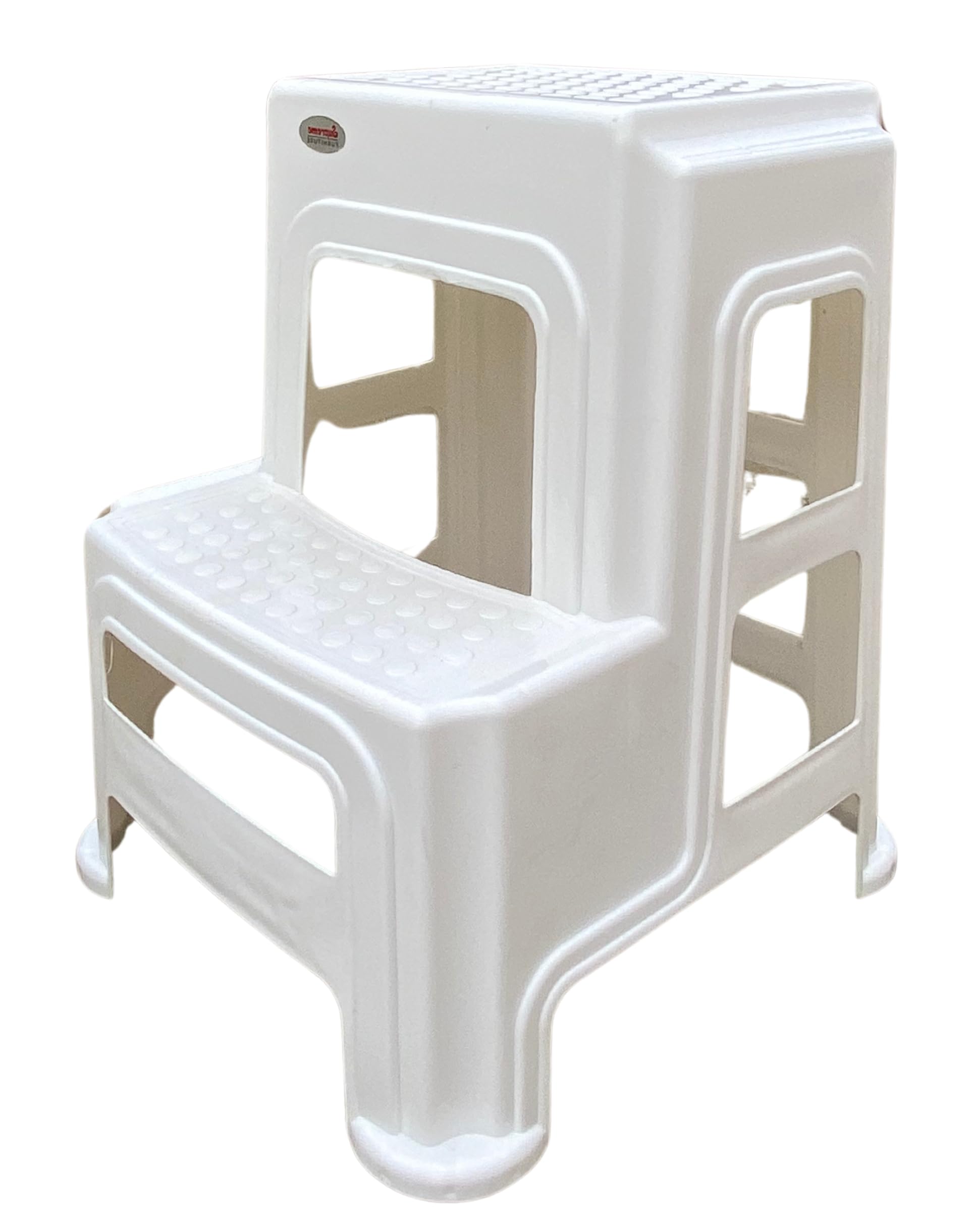 Supreme 2-Step HeavyDuty Multi-Purpose Step Stool for Kitchen, Home and Office Use (Color-Milky White, Pack of 1)-image-37