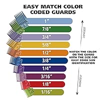 Vista 5 de Juego de rasuradora de cabello completo Wahl Color Pro con accesorios extra (N.° 79300-1001)