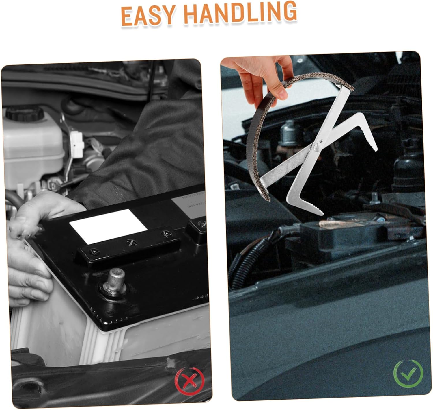 Luxshiny Battery Carrying Handle Tool for Easy Lifting and Transport of Car Batteries Heavy Duty Design Durable and Construction