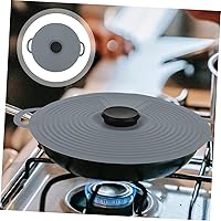 Vista 6 de 1pc Reusable Silicone Food Cover Vacuum Seal Lid for Pot Microwave Safe Easy to Clean Keeps Food Fresh Refrigerator Kitchen Supply