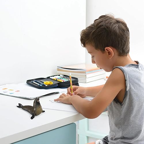 Miniatura 4 de TOYANDONA Auténtico modelo de criatura marina: figura de animal de mar único, modelo de sello de elefante, ideal para colección, decoración