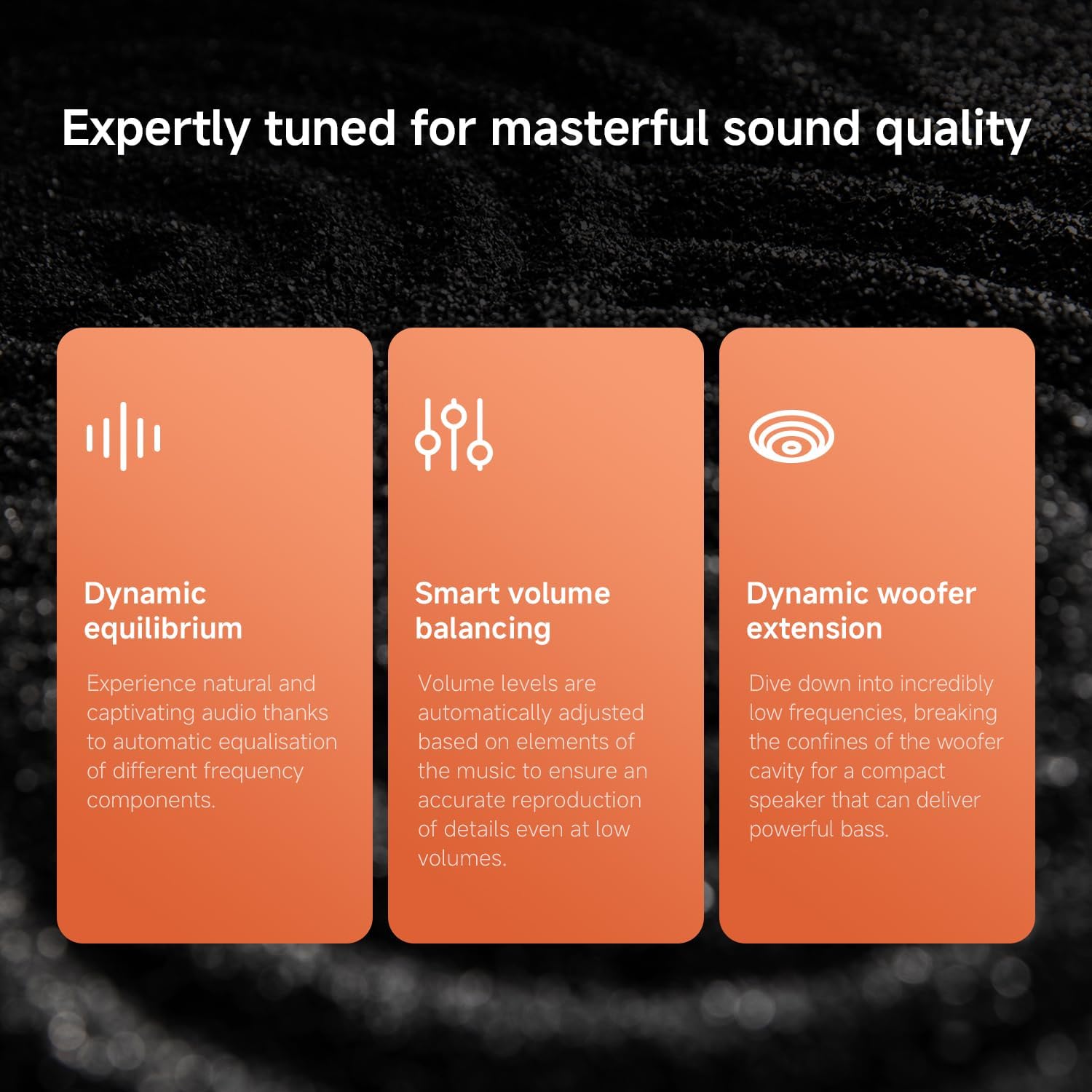 Front view of Xiaomi Portable Bluetooth Speaker with controls