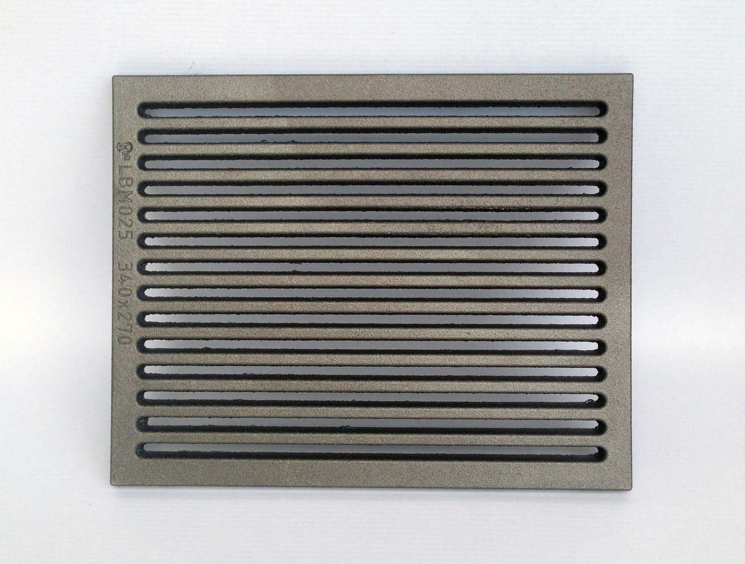 Griglia 34x27 cm in ghisa per camino LB-GC340270 LB METALMECCANICA