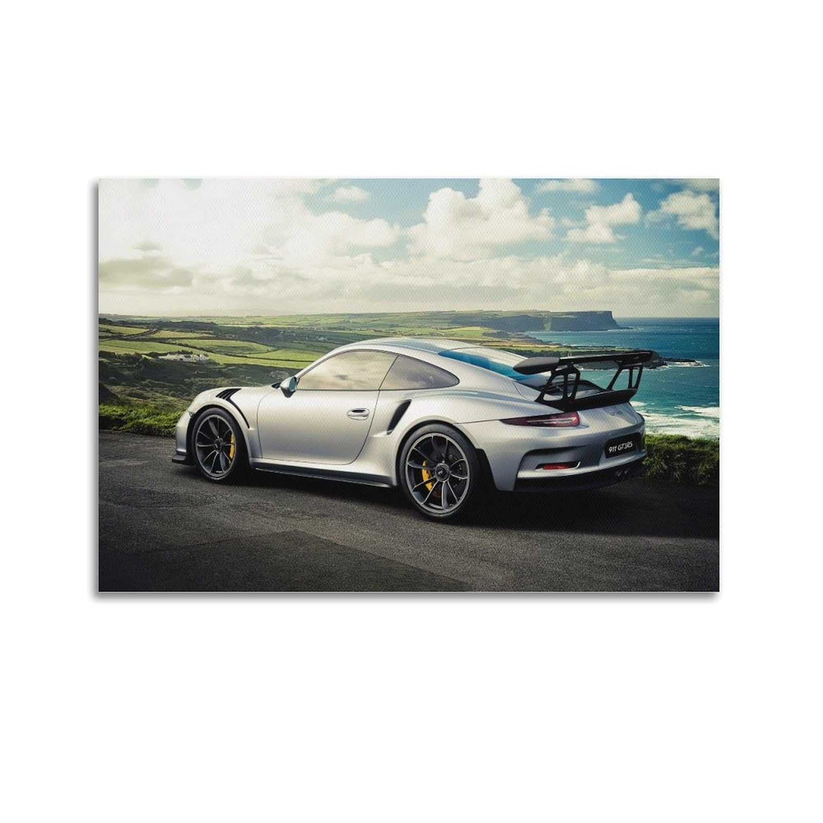 OKAHYS Supercars Carrera 991.2 911 GT3 RS Poster Modern Decorative Canvas Prints - Ideal Wall Art for Family, Man Cave, Game Room, Boys & Girls Bedroom 20x30inch(50x75cm)