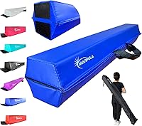 Vista 11 de MARFULA Balance Beam - Equipo de gimnasia de suelo plegable para niños, base antideslizante - de 6 a 10 pies para uso en gimnasio en casa