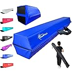 MARFULA Balance Beam - Folding Floor Gymnastics Equipment for Kids, Non Slip Base - 6 FT to 10 FT