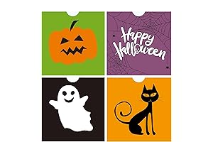 iFUNow 72 Pack Halloween Bags Bulk for Halloween 2018