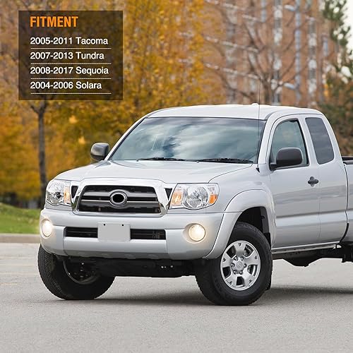 Miniatura 7 de Nilight Conjunto de luz antiniebla compatible con Toyota Tacoma 2005 2006 2007 2008 2009 2010 2011 Toyota Tacoma 2007-2013 Tundra 2008-2017 Sequoia