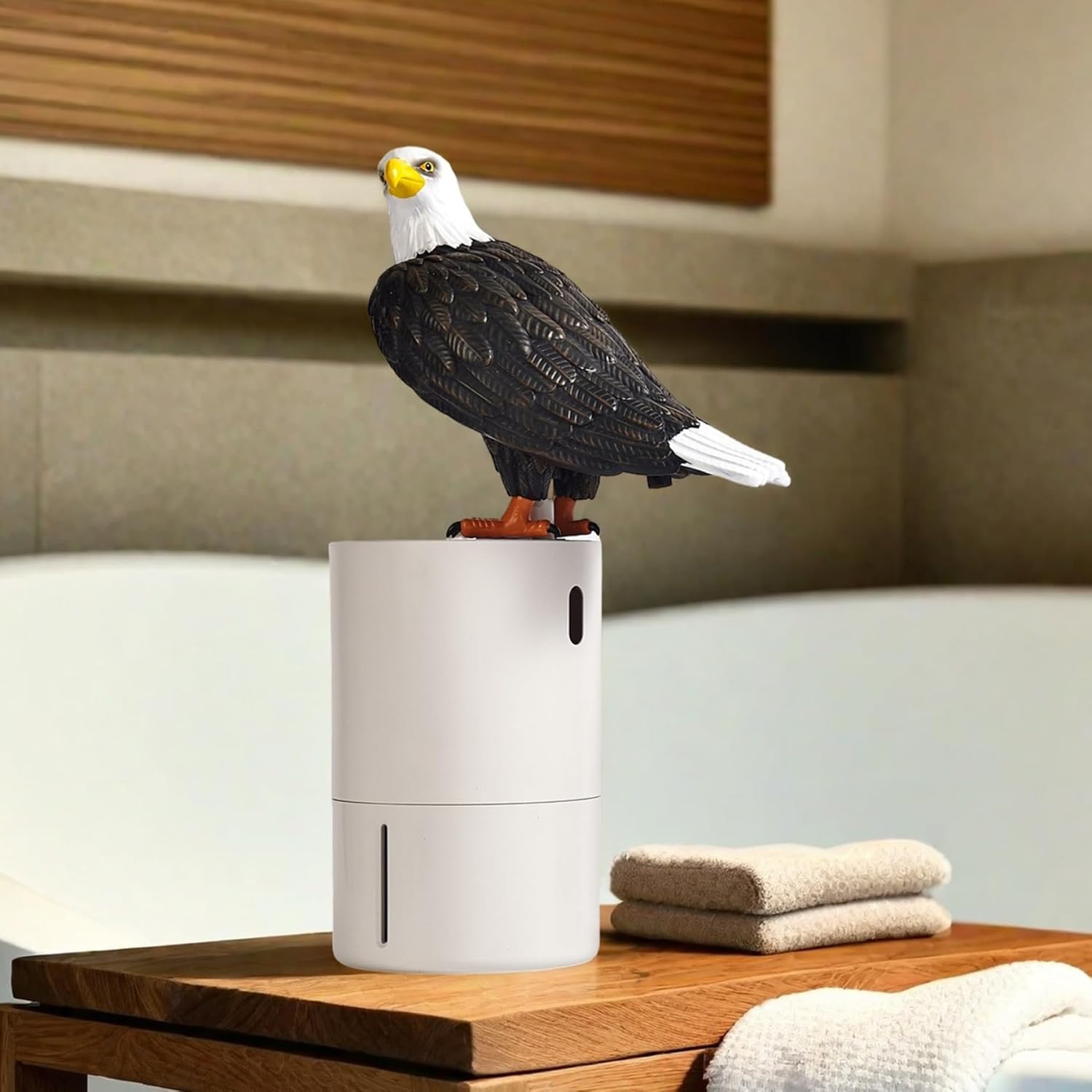 Pigeon Soap Dispenser Funny Electric Automatic Soap Dispenser Battery Powered 300ml/10oz Large for Kitchen Bathroom Home