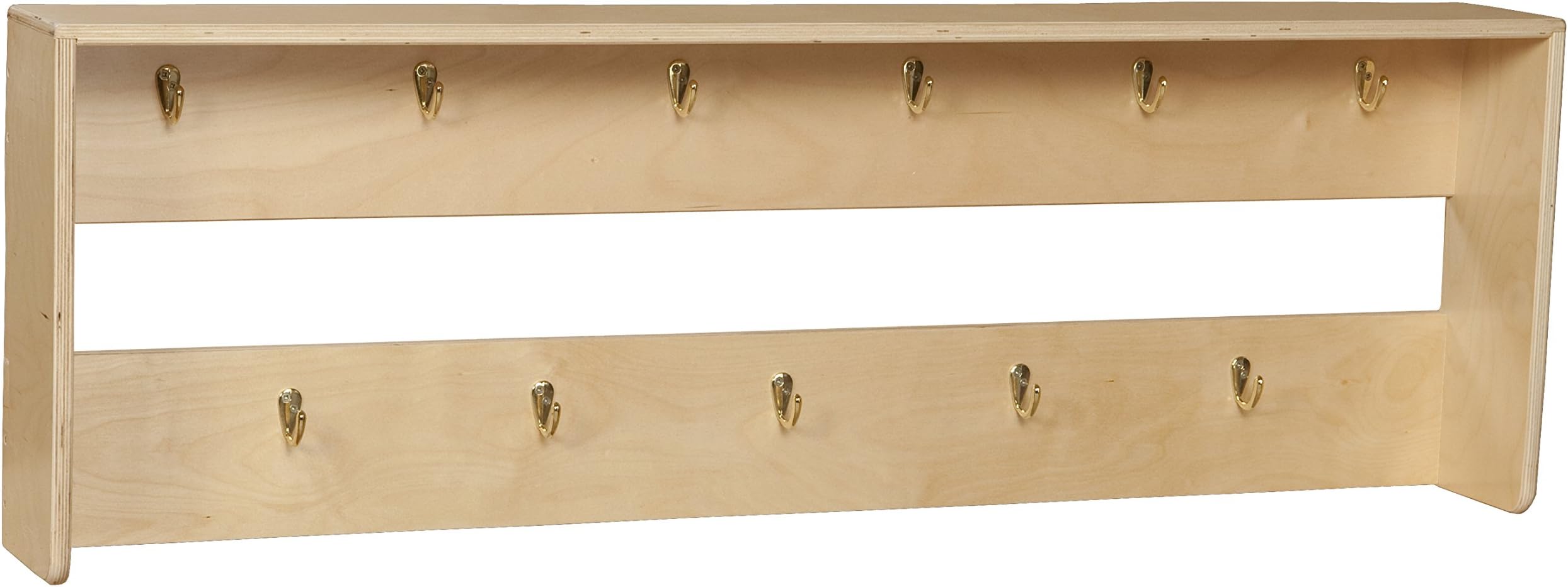 Wood Designs WD51600 Child's Wall-Mount Locker, 16 x 48 x 6" (H x W x D)