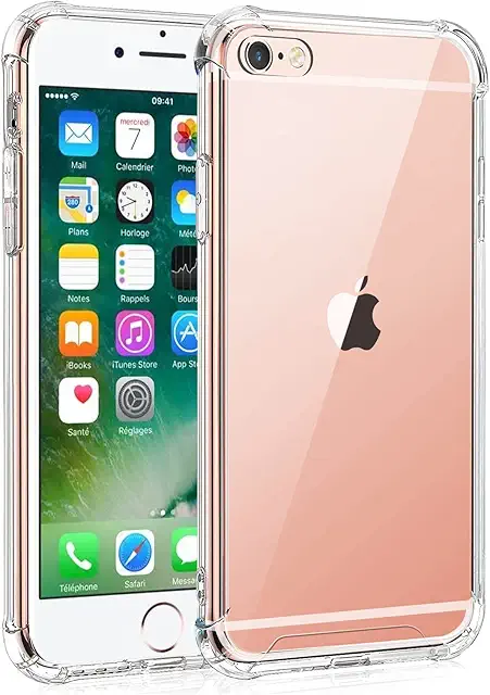 Coque iPhone 6/6S Transparente Anti-Jaunissement - Protection Silicone TPU