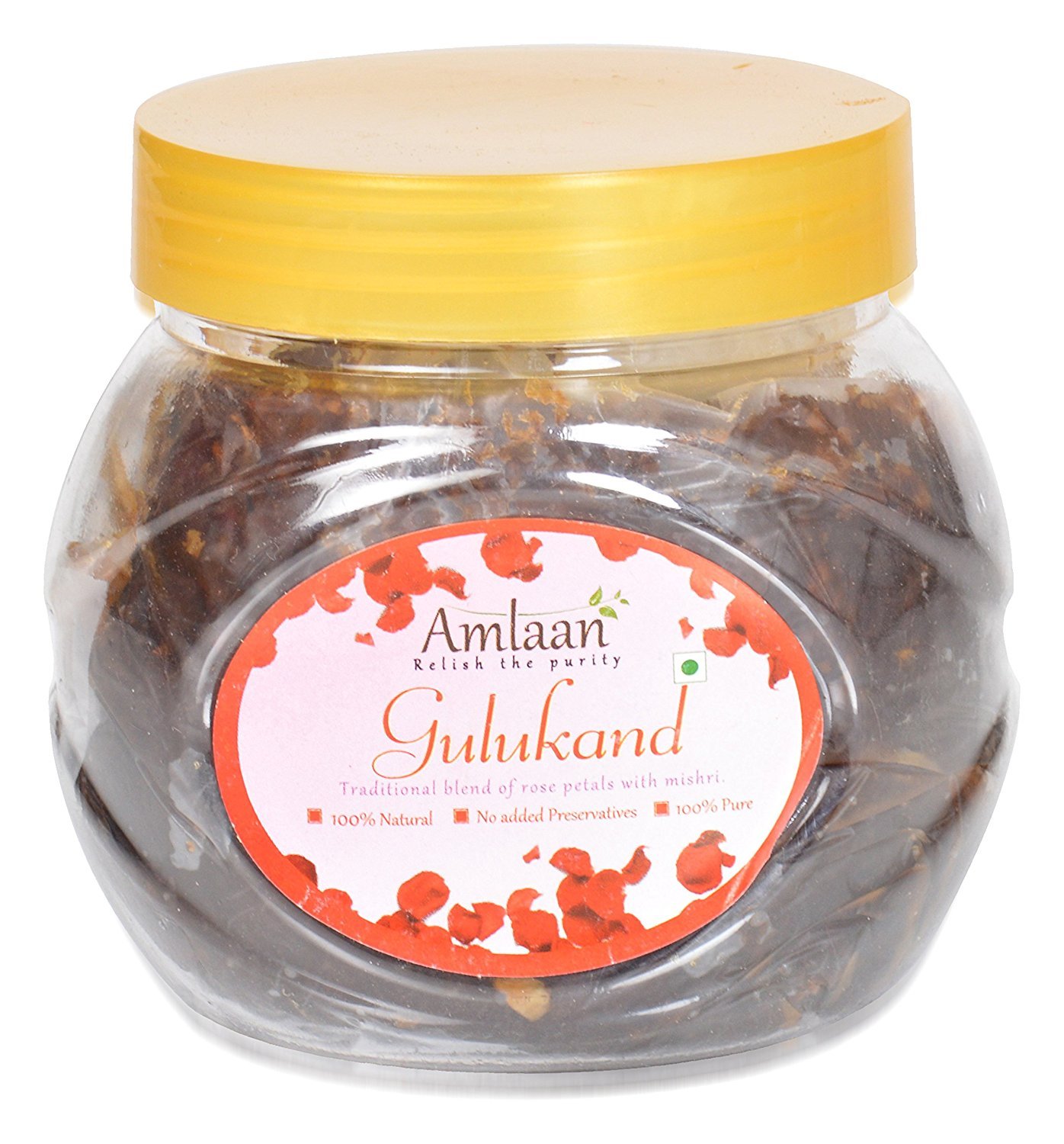 AMLAAN Blend of Rose Petals with Mishri Pure Gulkand -500 Grams (SPN-B2S)