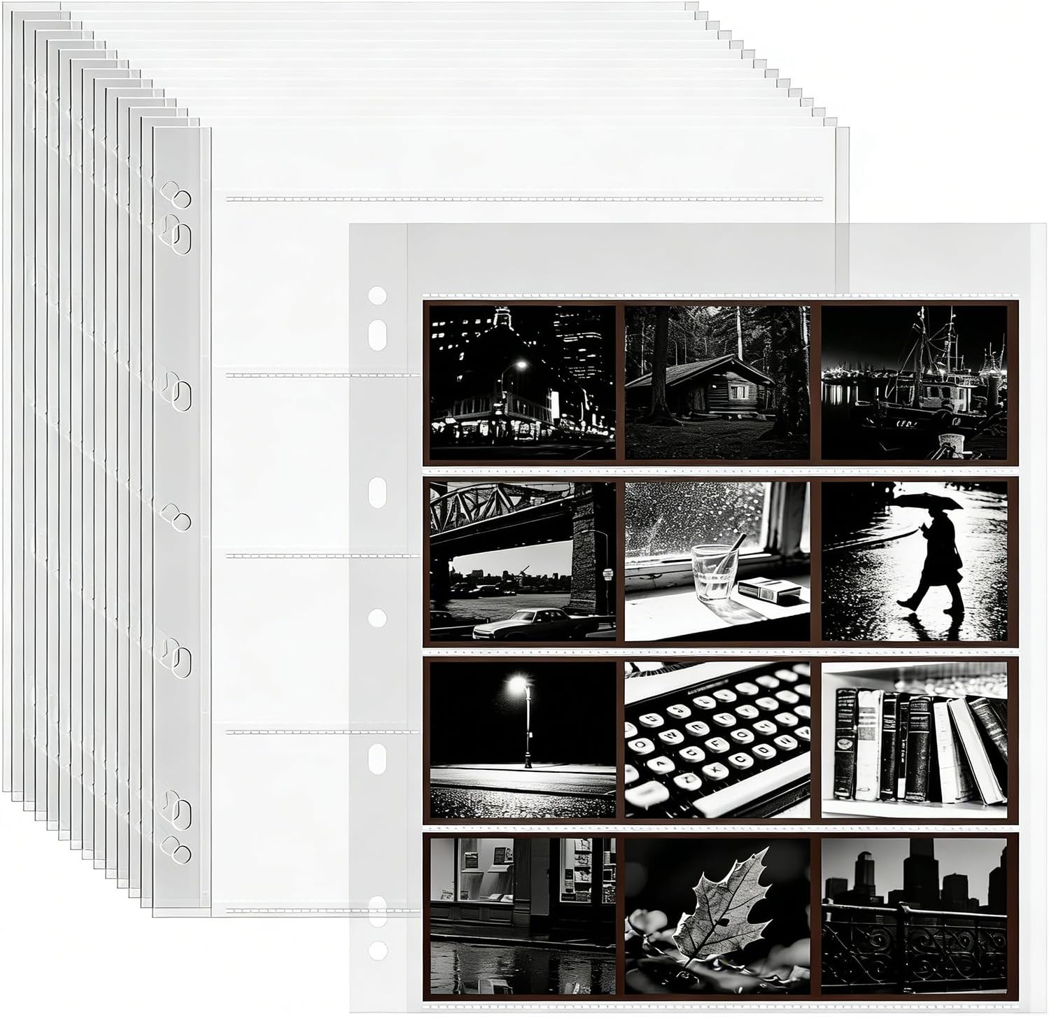 120 Film Negative Sleeves 50Pcs Film Storage Binder for Negatives Archival Film Holder Help You Collect and Organize Films.
