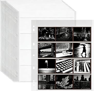 120 Film Negative Sleeves 50Pcs Film Storage Binder for Negatives Archival Film Holder Help You Collect and Organize Films.