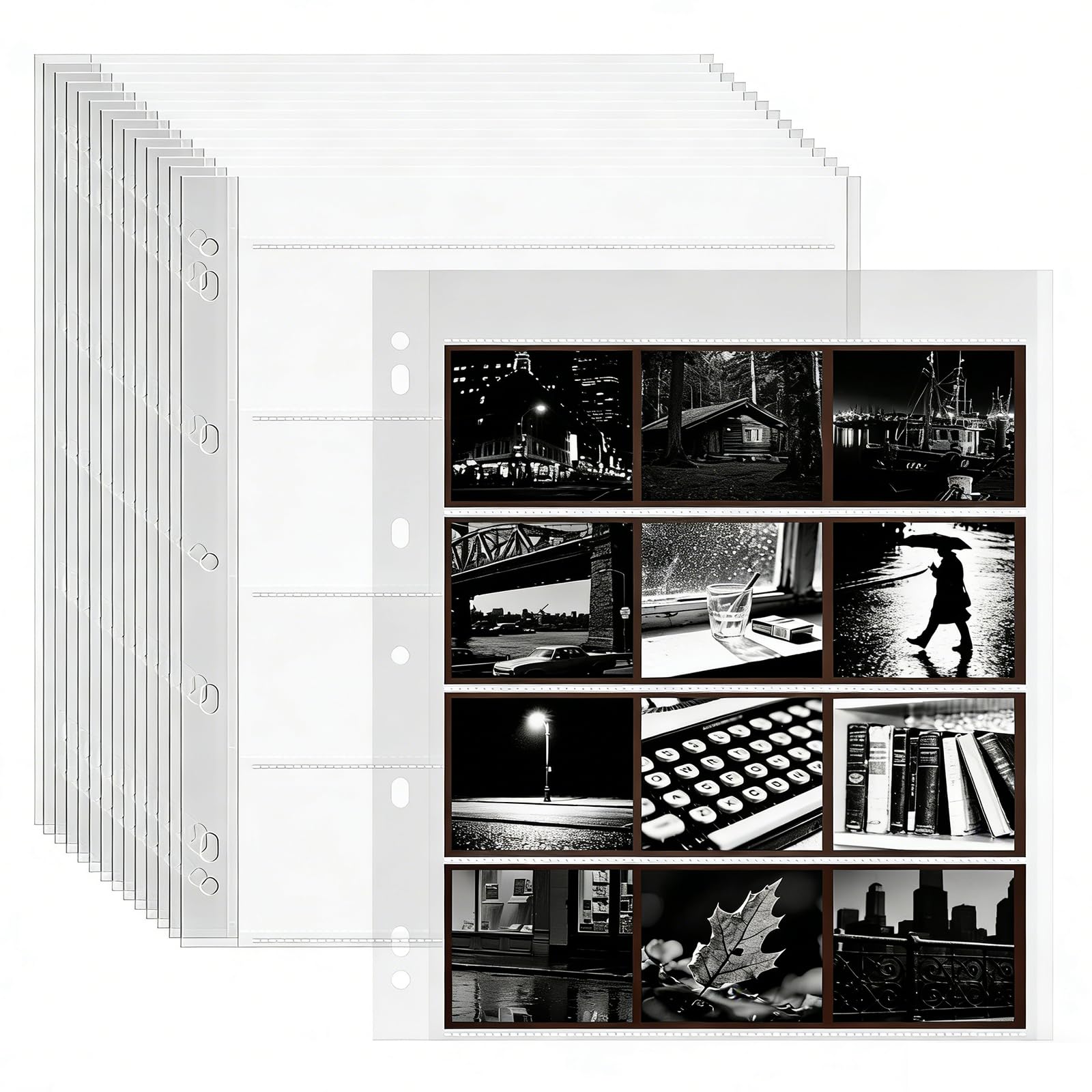 120 Film Negative Sleeves 50Pcs Film Storage Binder for Negatives Archival Film Holder Help You Collect and Organize Films.