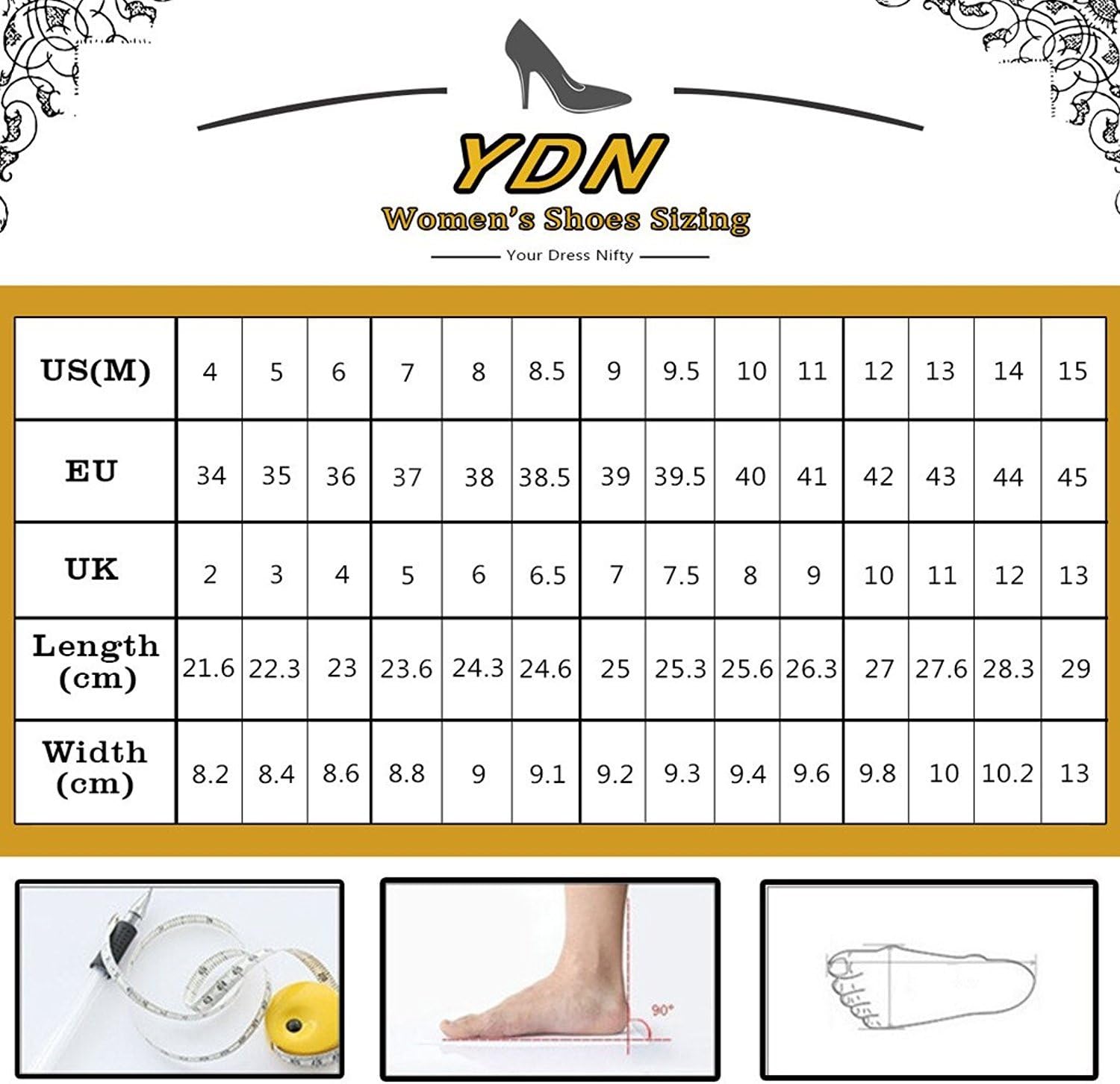 YDN Women Comfy Round Toe Block Low Heel Pumps Slip-on Dress Office Business Shoes