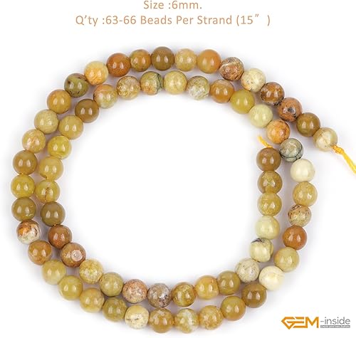 Miniatura 753 de GEM-Inside - Cuentas sueltas de piedra de lava negra natural de 0.315 in para hacer joyas, 15 pulgadas Cordierita de grado A