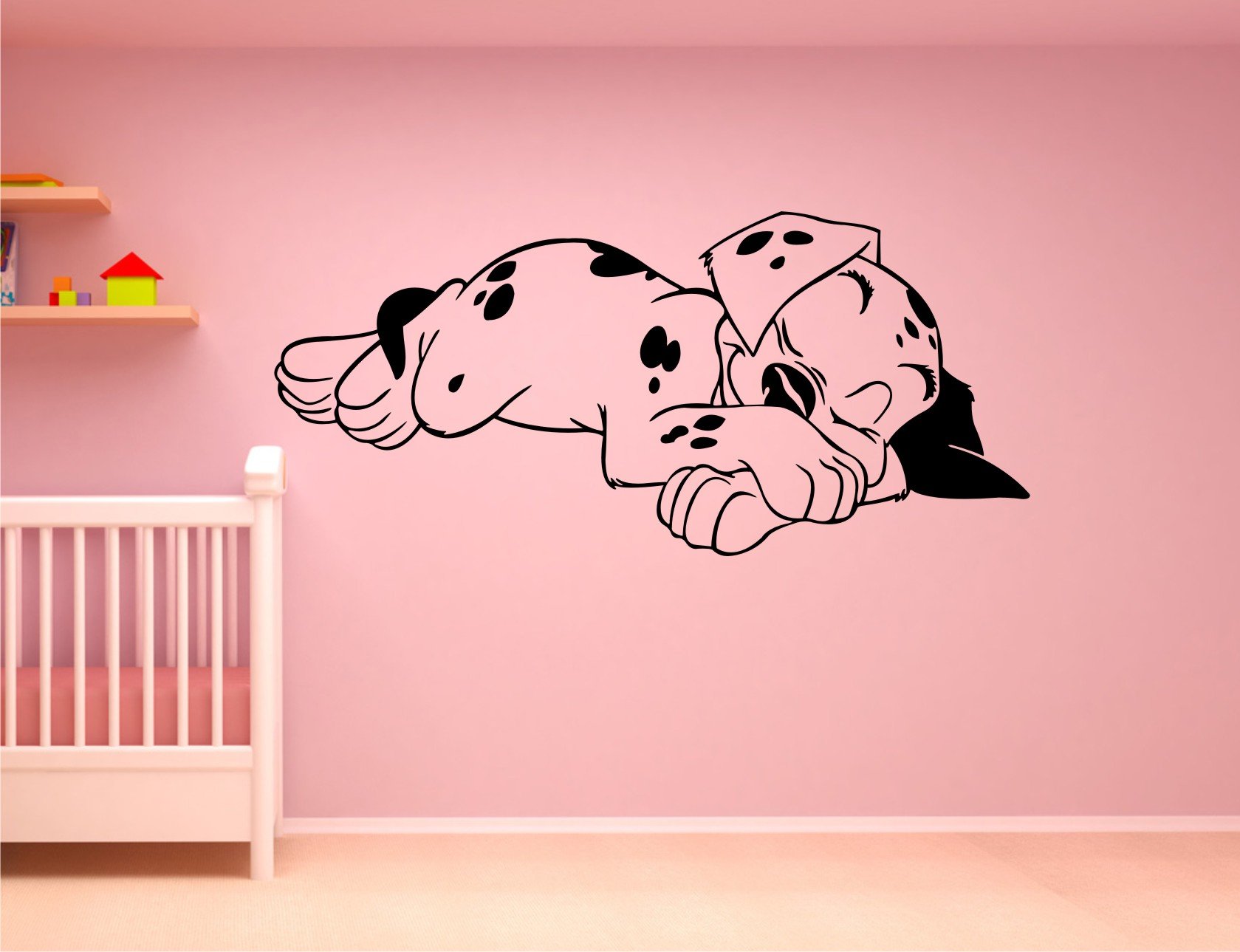 Sleeping Dog Black Wall Decal,Wall Sticker and Wallpaper Size(26 * 59) cm (B075HHR4HP) Amazon Price History, Amazon Price Tracker