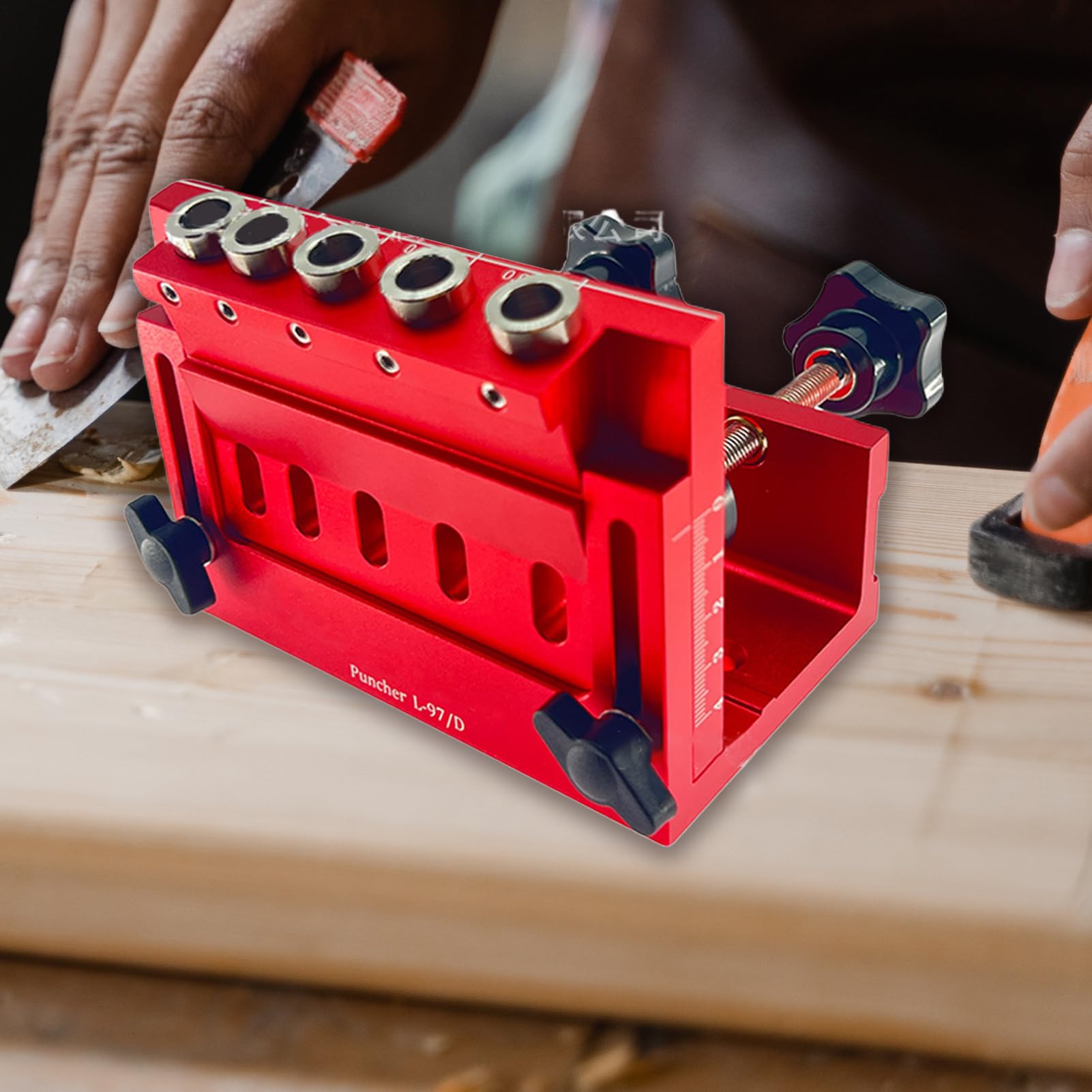 Kit de Plantilla para Ensambles Ocultos Guías De Carpintería Para Uniones | Guía Posicionadora de Aleación de Aluminio para Proyectos de Carpintería Domésticos