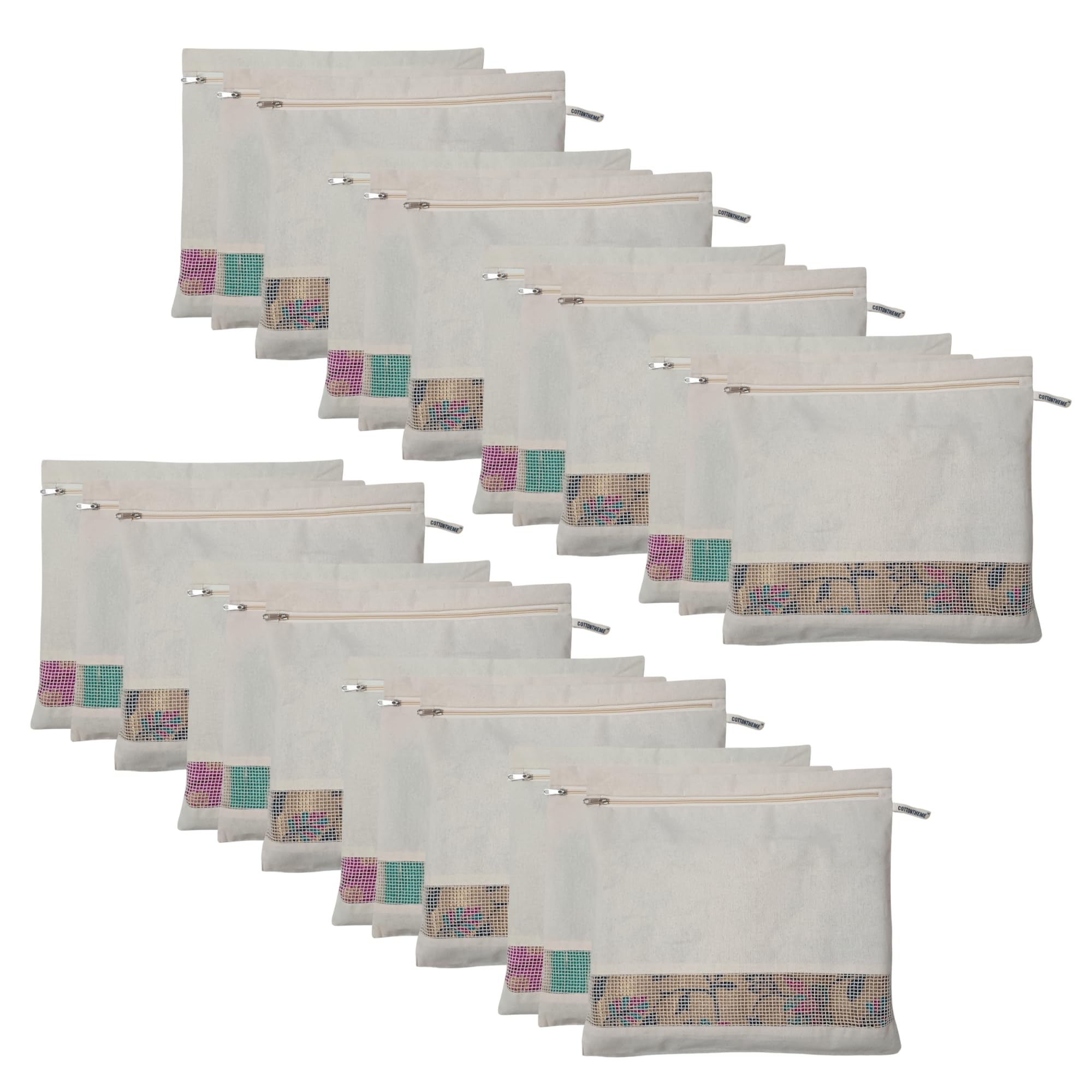 CottonTheme Saree Storage Organizer Set of 24 Pack, saree covers with zip, Zippered Covers for Wardrobe Organization, saree organizer for wardrobe (24 Pack) (B0D4JH1YNG) Amazon Price History, Amazon Price Tracker