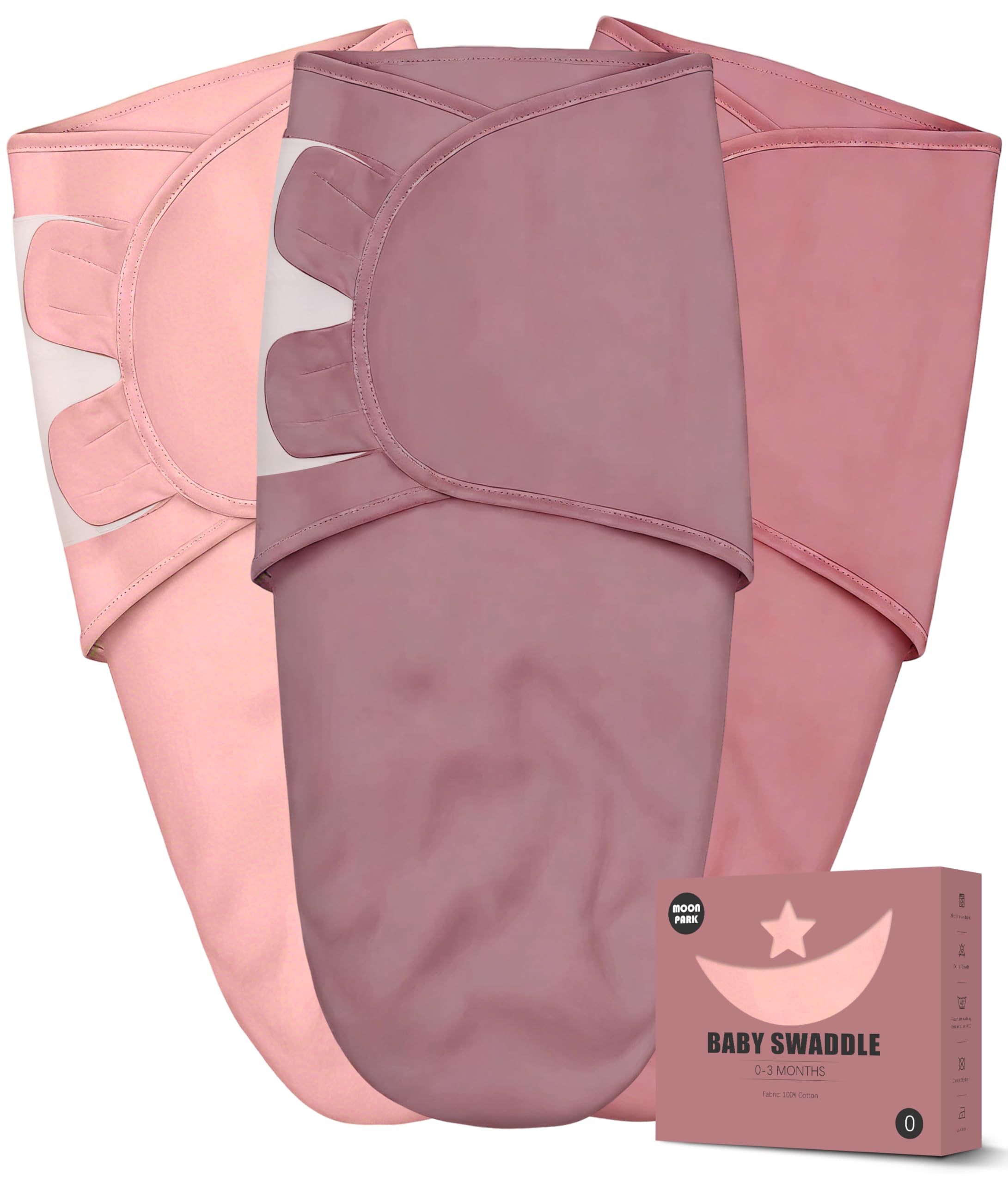 Me様 Amazon.com: Newborn Swaddle Blanket Wrap 0-3 Months (3-Pack