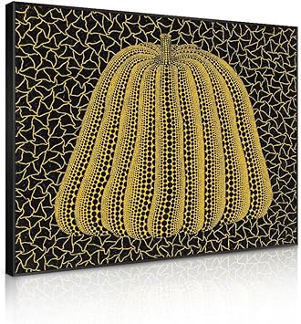 壁の装飾 草間彌生抽象カボチャキャンバス絵画インテリアポスターリビングルームの装飾のためのモダンのウォールアートパネルの写真50x75cm Jggvnyao3b ウォールステッカー シール Bigskydermatology Com