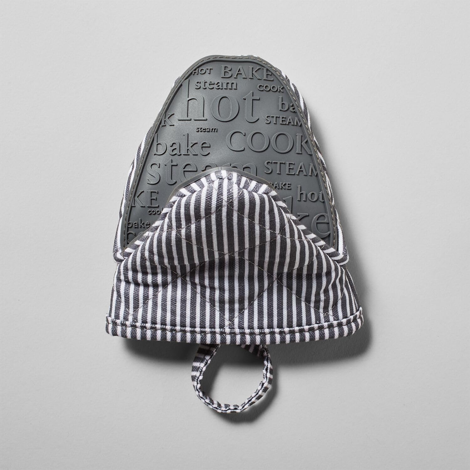 Amazon.com: Sur La Table Silicone Striped Mini Pinch Mitt, Gray