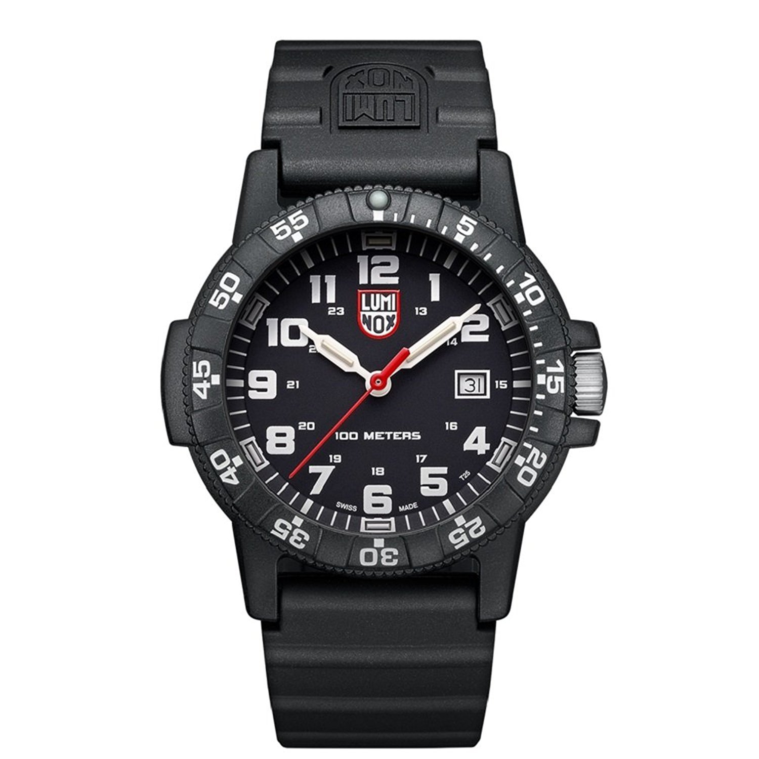 LUMINOX ルミノックス 腕時計 メンズ レザーバック シータートル ジャイアント LEATHERBACK SEA TURTLE GIANT ブラック 0321 [並行輸入品]