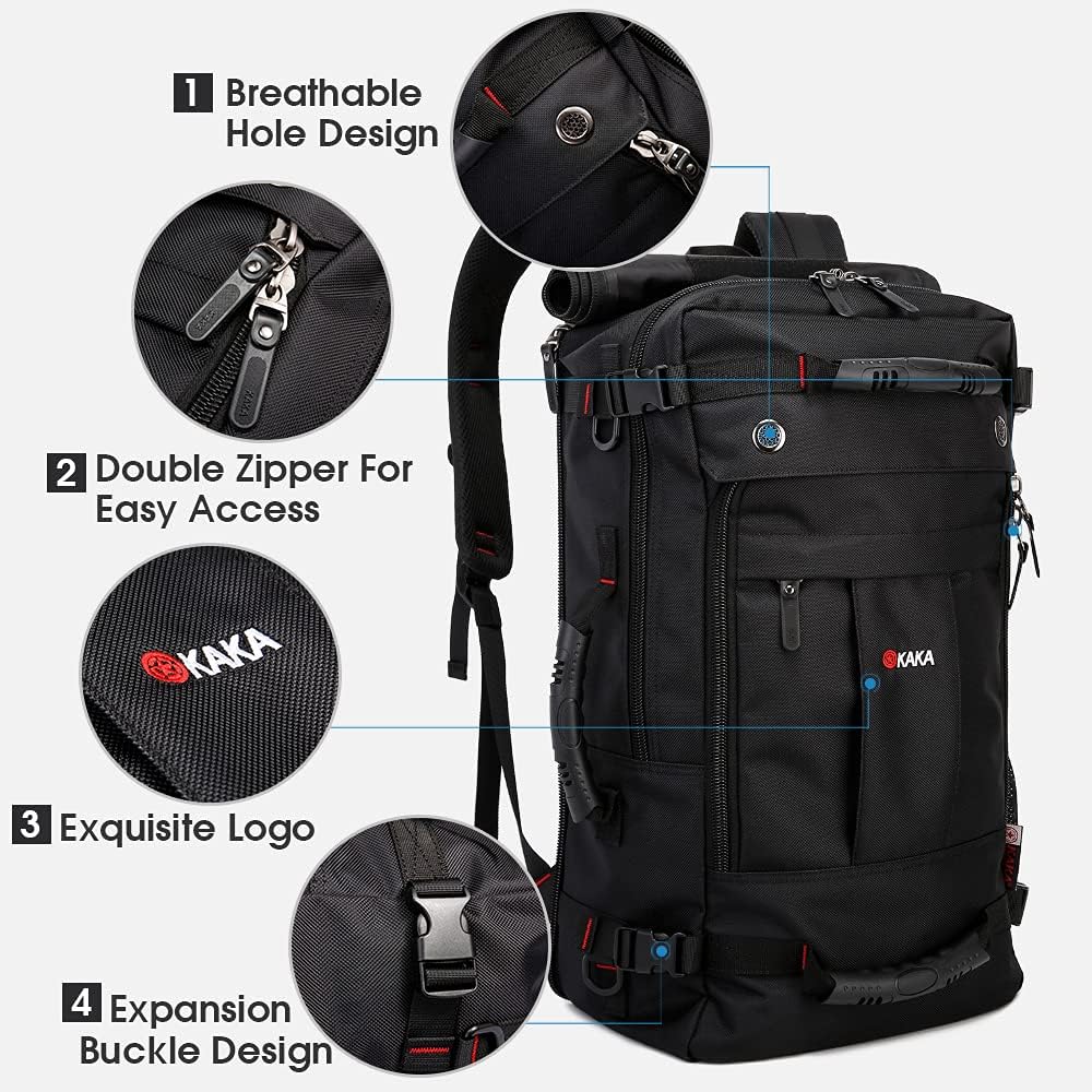 Amazon.com | KAKA Travel Backpack,Camping Bag Water Resistant