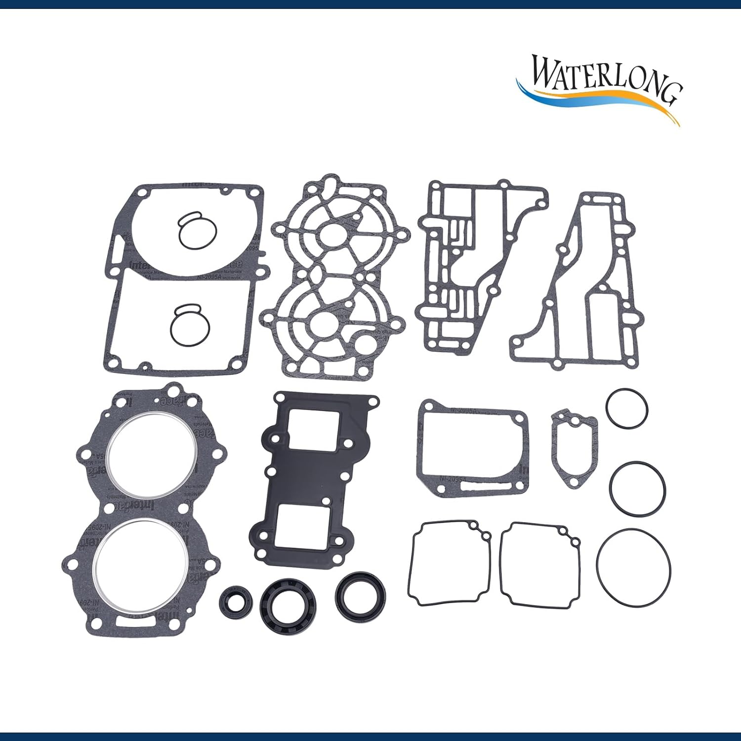 6L2-W0001-00 Power Head Gasket Kit Replace for Yamaha Outboard 20HP 25HP 1994-2009