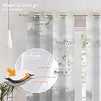 Vista 445 de Cenefas de cocina modernas con patrón de cobre marrón dorado para ventanas, cenefas opacas abstractas de marcas de arañazos y cortinas opacas