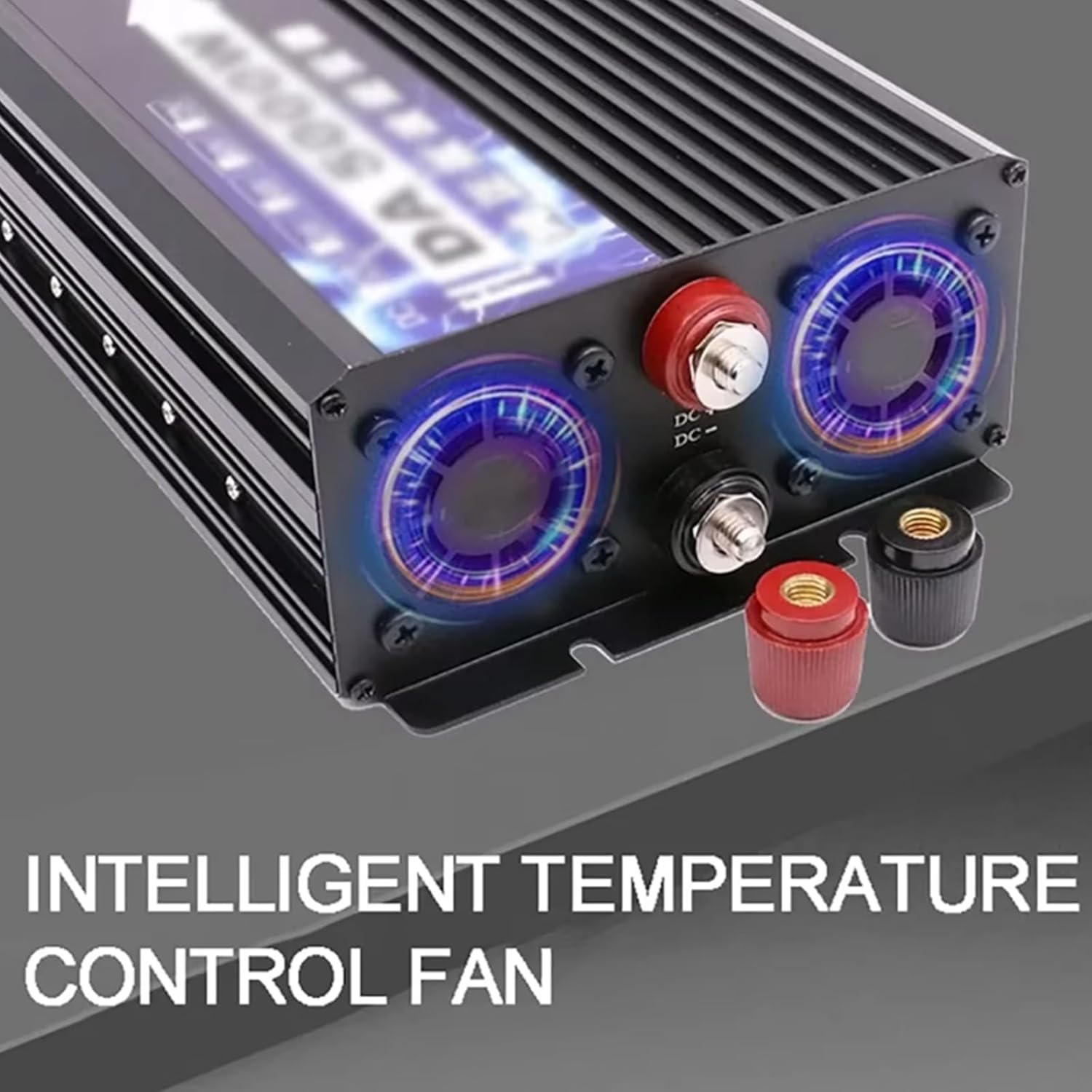 5500W Pure Sine Wave Power Inverter 12V 24V 48V 60V 72V Dc to Ac 110V 220V AC Converter, with 2 AC Outlets Split Phase Low Frequency Solar Inverter