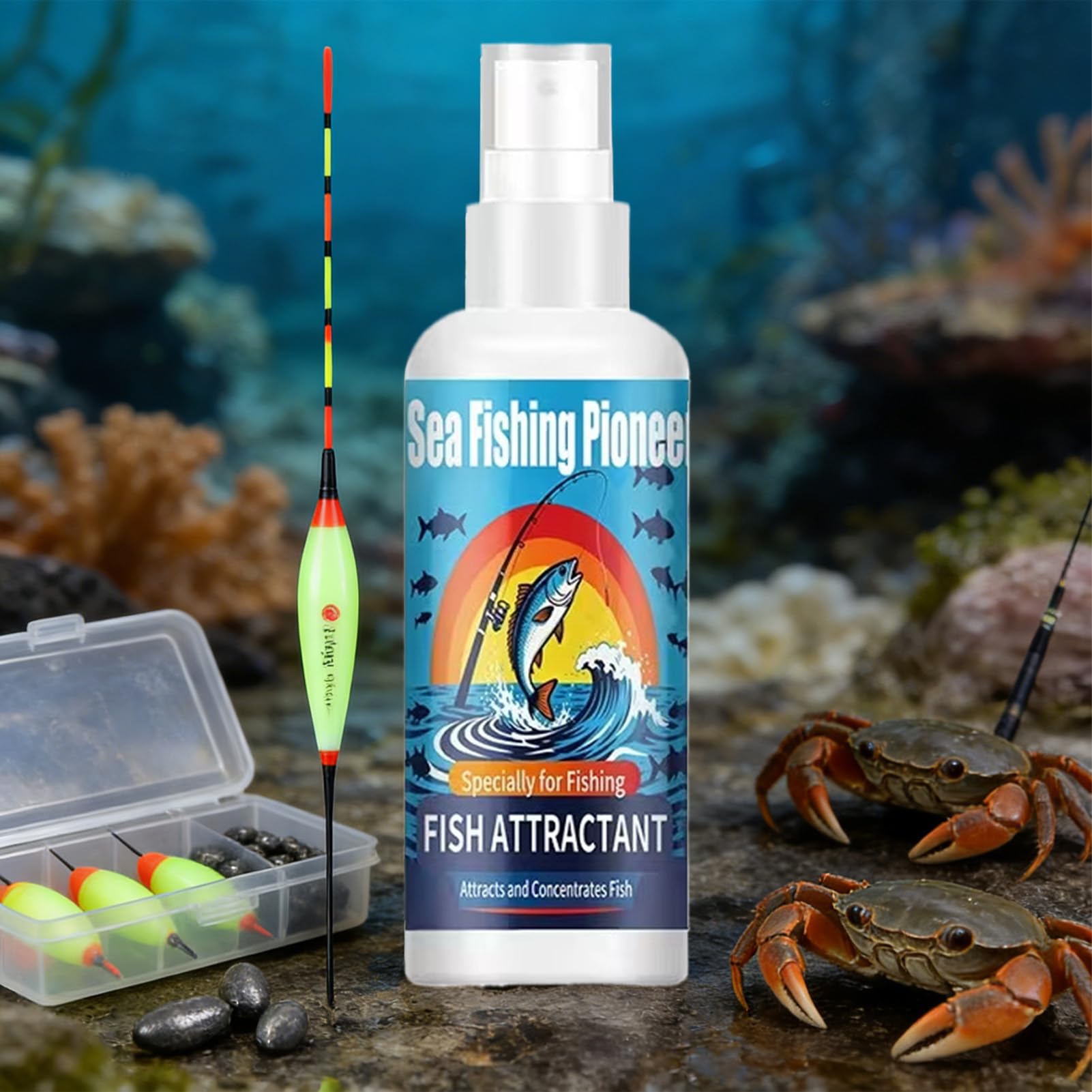 Appât Concentré Pour Truite – Spray 100 Ml – Parfum Fruits De Mer – Eau Douce Et Salée – Pour Ruisseau, Lac, Bord De Mer