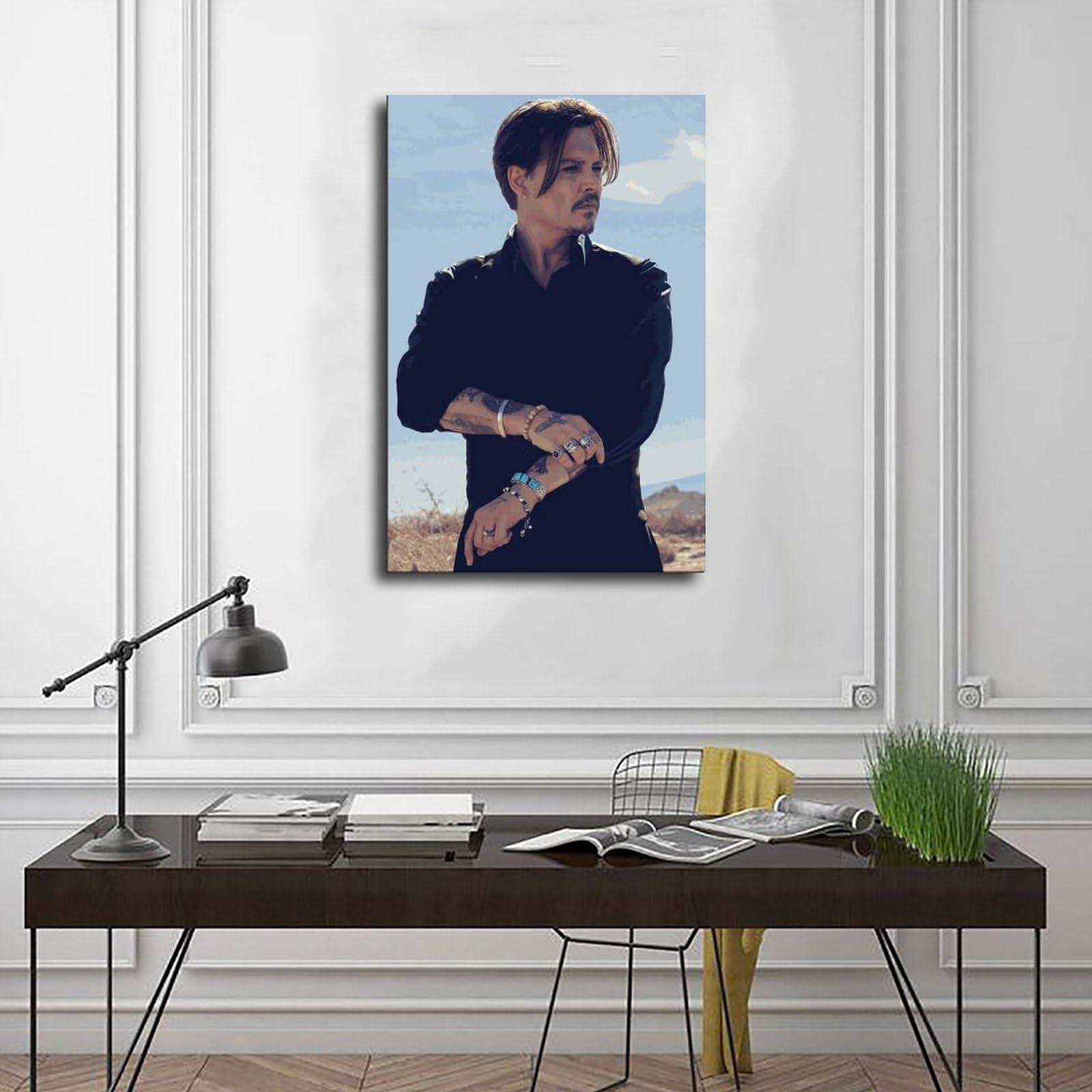 LHGDA Poster su tela di Johnny Depp (6), decorazione per