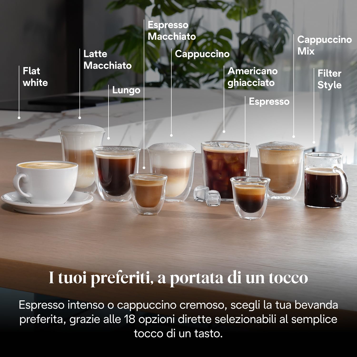 De’Longhi Magnifica Plus – Perfetto Macchina da Caffè Automatica, LatteCrema Montalatte Automatico, 18 Bevande in un Solo Tocco, Display Touch a Colori, Argento e Nero (ECAM322.70.SB)