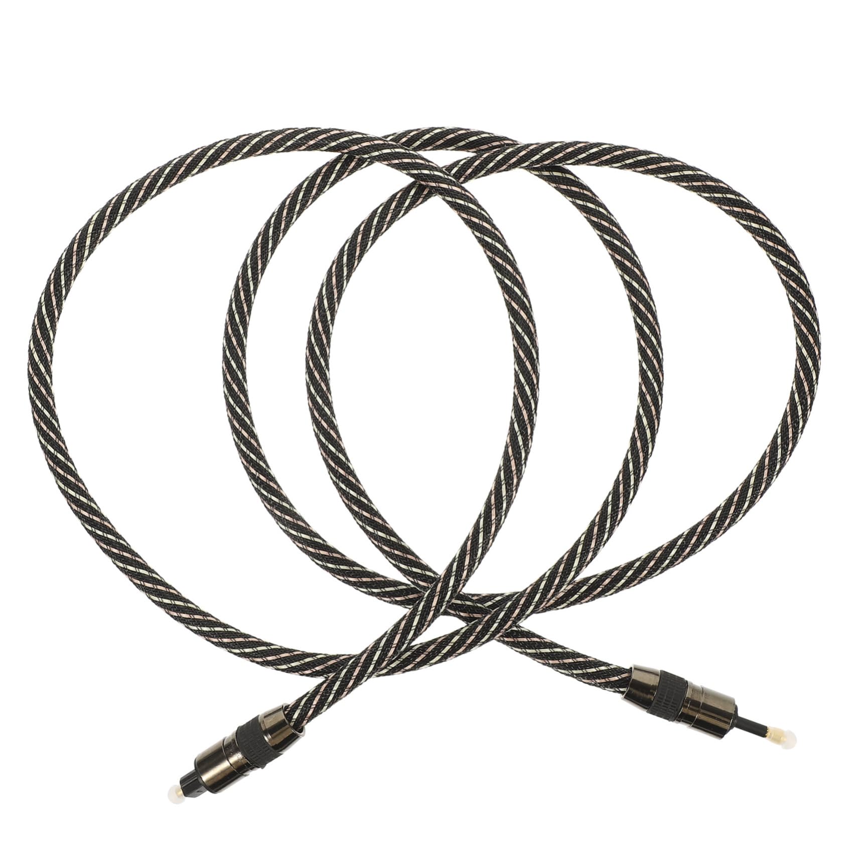 HOMSFOU 3pezzi Cavo Ottico Audio Fibra Connettore Maschio Maschio Compatibile Con Amplificatori e Home Theater Trasmissione Digitale Affidabile Design Flessibile e Resistente