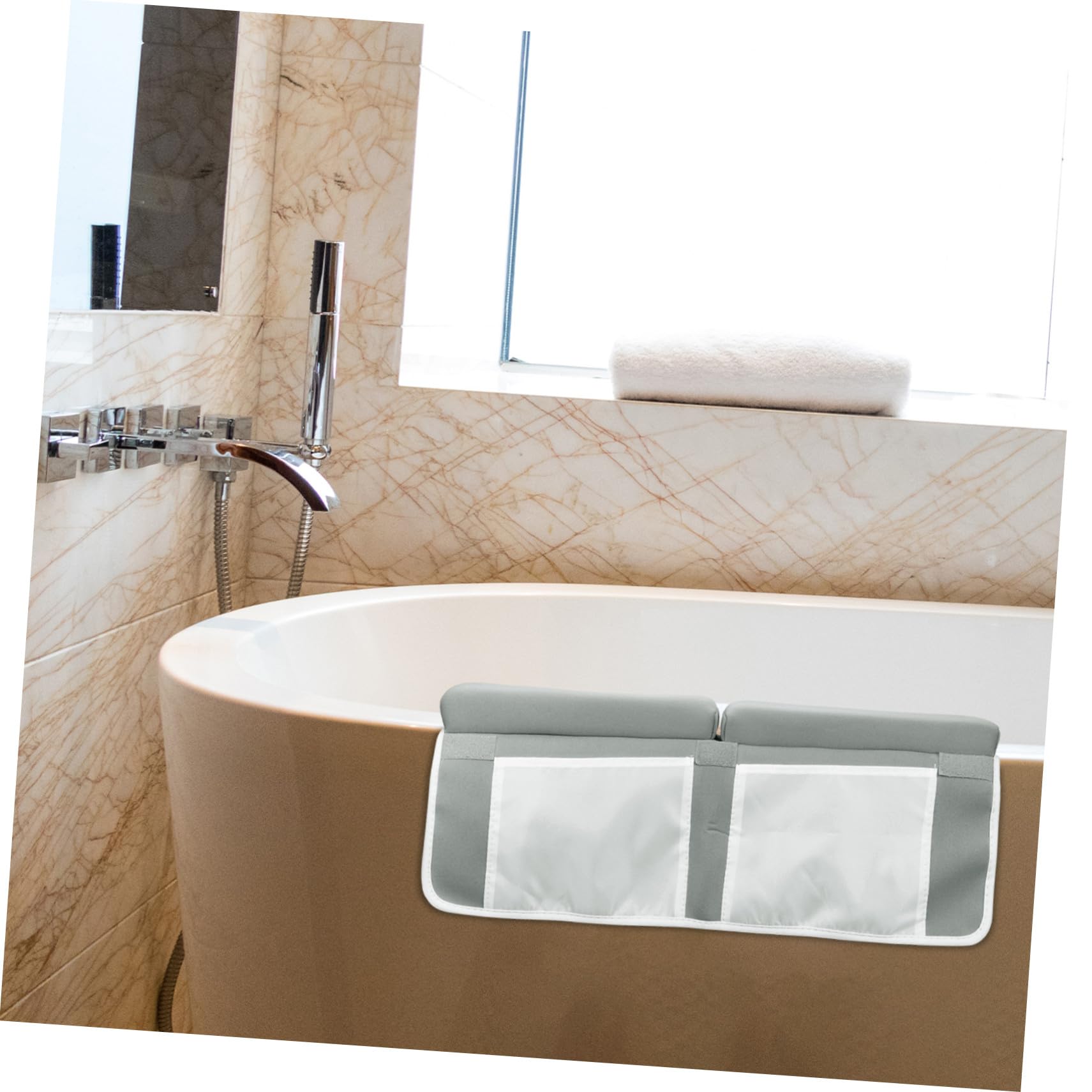 rutschfeste Badewannen kniematte und Gepolsterte Ellbogenauflage aus Neopren Leichtes für Eltern Beim Babybaden Schmerzreduzierend Komfortabel und Praktisch mit Ablagefach