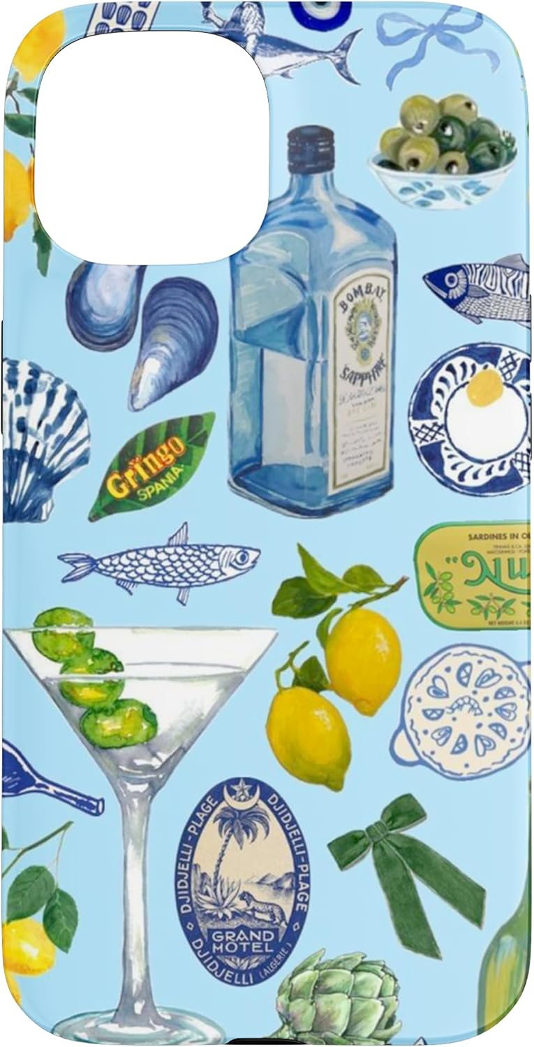 Coastal Shells Drink & Fruits European Italian Summer Case for iPhone 13