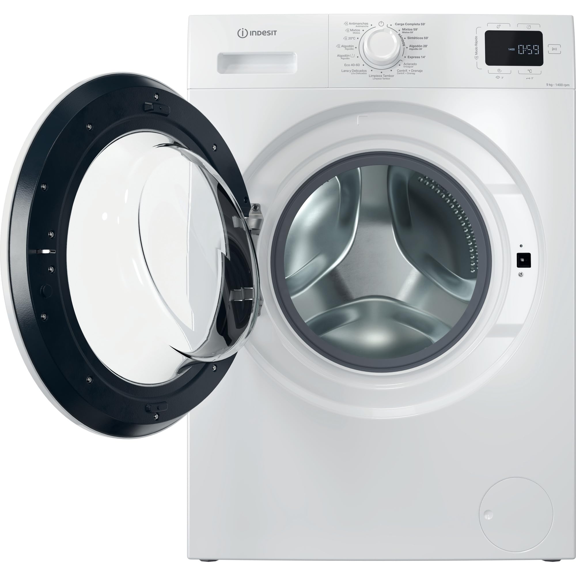 Indesit - Lavadora de libre instalación y Carga Frontal (9Kg) IM 964 MY TIME SPT