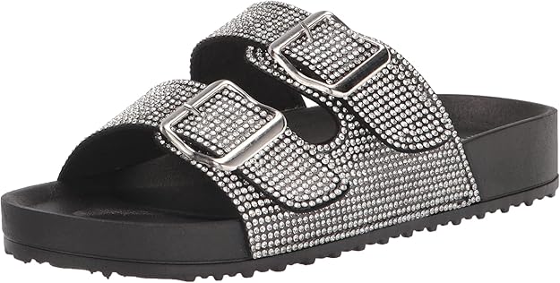 flat sandals with clear straps