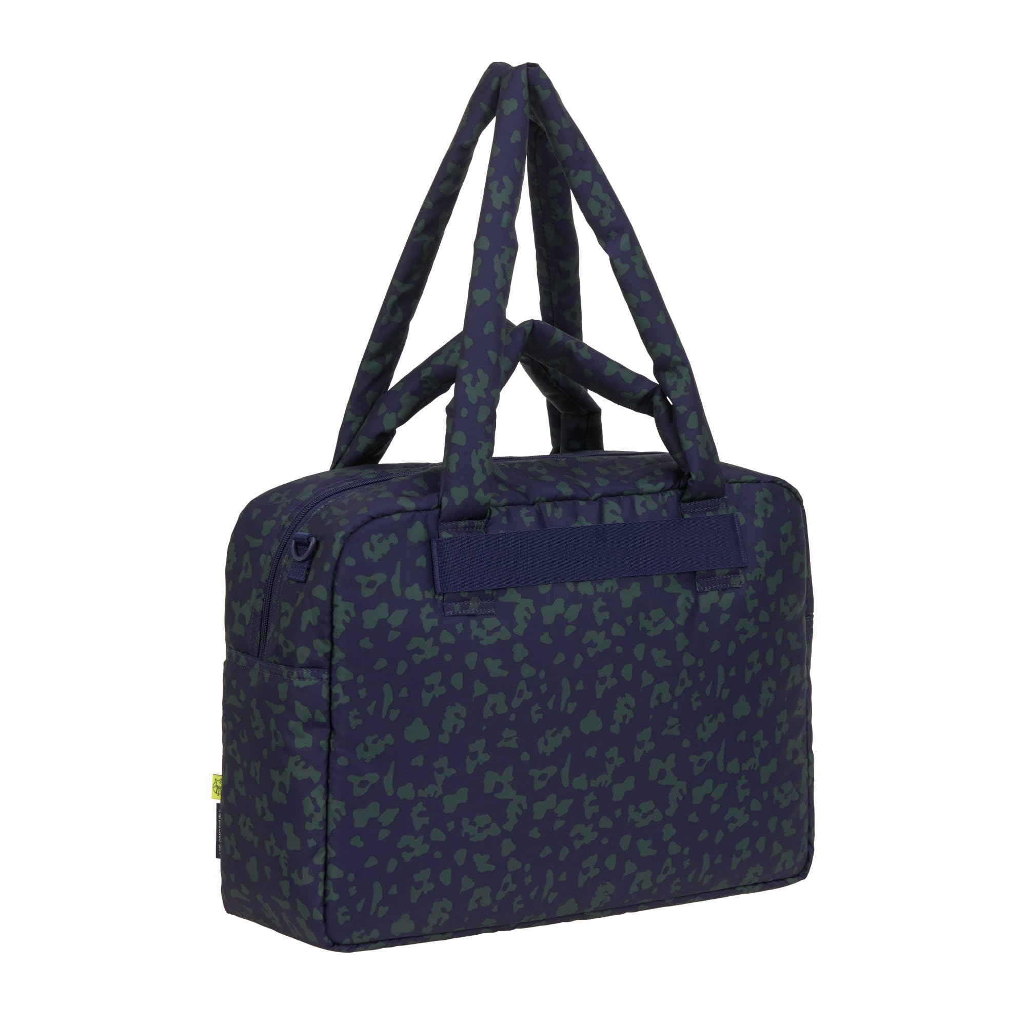 LÄSSIG Baby Wickeltasche mit Tragegriff und Wickelunterlage, Kinderwagenbefestigung, wasserabweisend/GRE Everyday Bag Leo dark blue