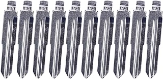 MIT8 Car Styling Easy Install Metal Blanks | 10pcs # 05 Metal Blanks Stable Easy Installation for Vehicle Replacement Car Keys
