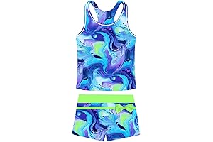 UNIFACO Big Girls 2-Piece Tankini Swimsuits for Sizes 18-20