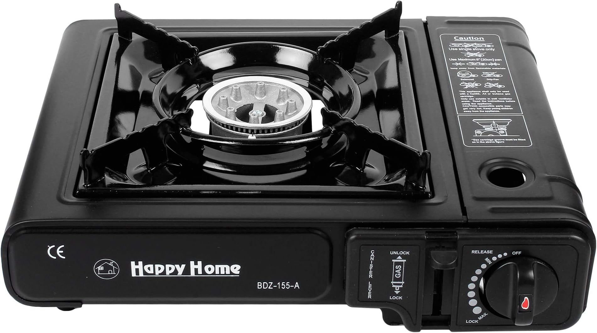 Efinito Gifts Stainless Steel 2500LPG Gas Stove (Black, 24-inch)