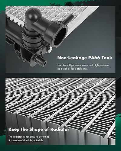 Vista 336 de SCITOO Reemplazo completo del radiador de aluminio para 1993-1998 para Toyota para T100 2.7L 3.0L 3.4L 2090 Radiador