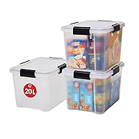 Iris Ohyama, Scatole Portaoggetti Ermetiche in Plastica